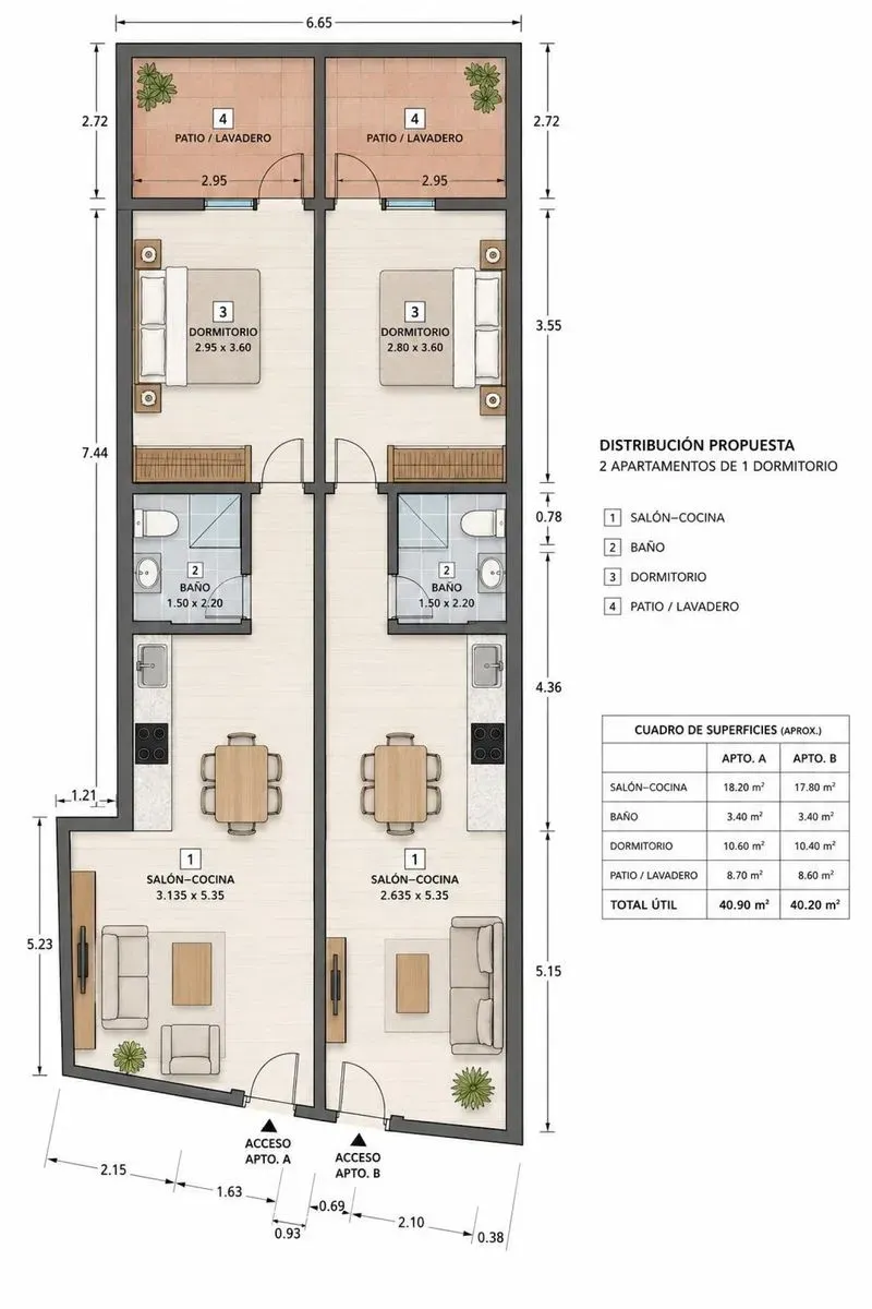 ? “LOCAL EN VENTA CON PATIO PRIVADO Y POSIBILIDAD DE TRANSFORMARLO EN VIVIENDAS” ?